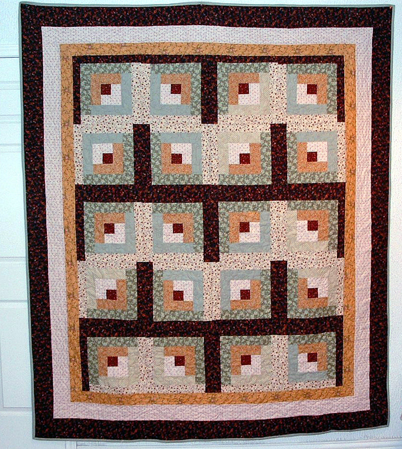 Dad's Log Cabin Quilt
