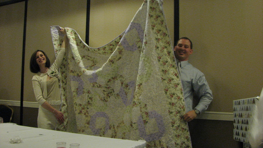 MIKE & EMILY'S WEDDING QUILT