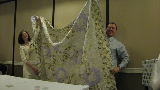 MIKE & EMILY'S WEDDING QUILT