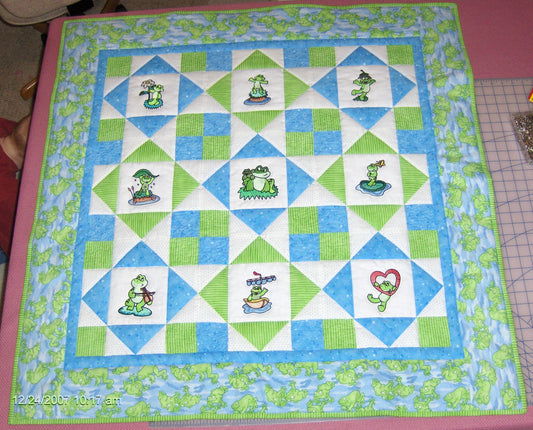 Jaden's Christmas 2007 Quilt