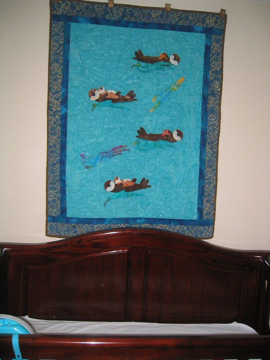 Sea Otter Baby Quilt