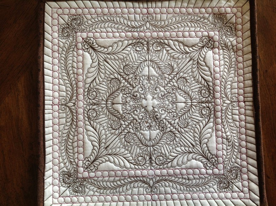 Touch of Red practice quilt