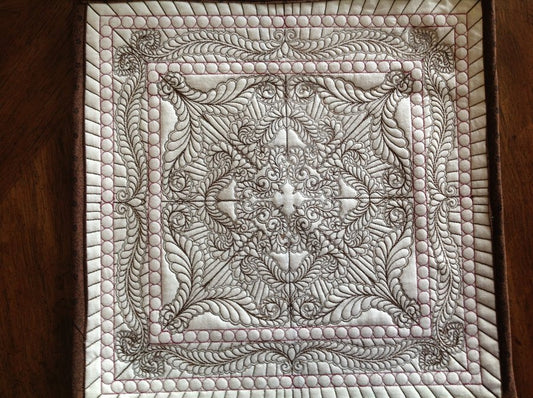 Touch of Red practice quilt
