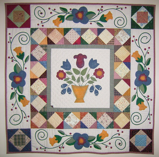 Pot of Flowers Medallion