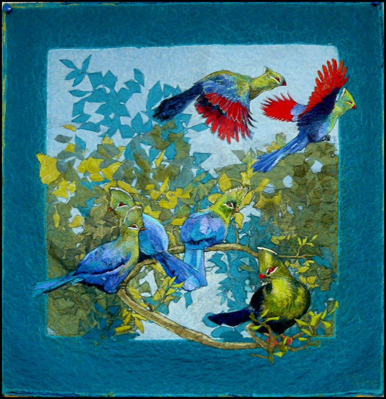 There are Loeries in my Garden and I am Flying Hom