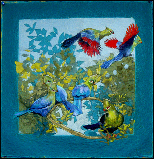 There are Loeries in my Garden and I am Flying Hom