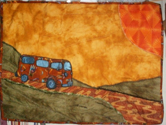 Hippy Bus wall hanging