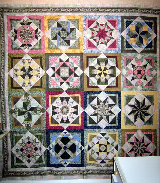 Star quilt top