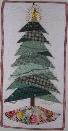 Paper pieced Christmas tree