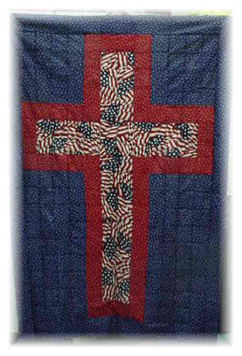 Flag Cross for IRAQ