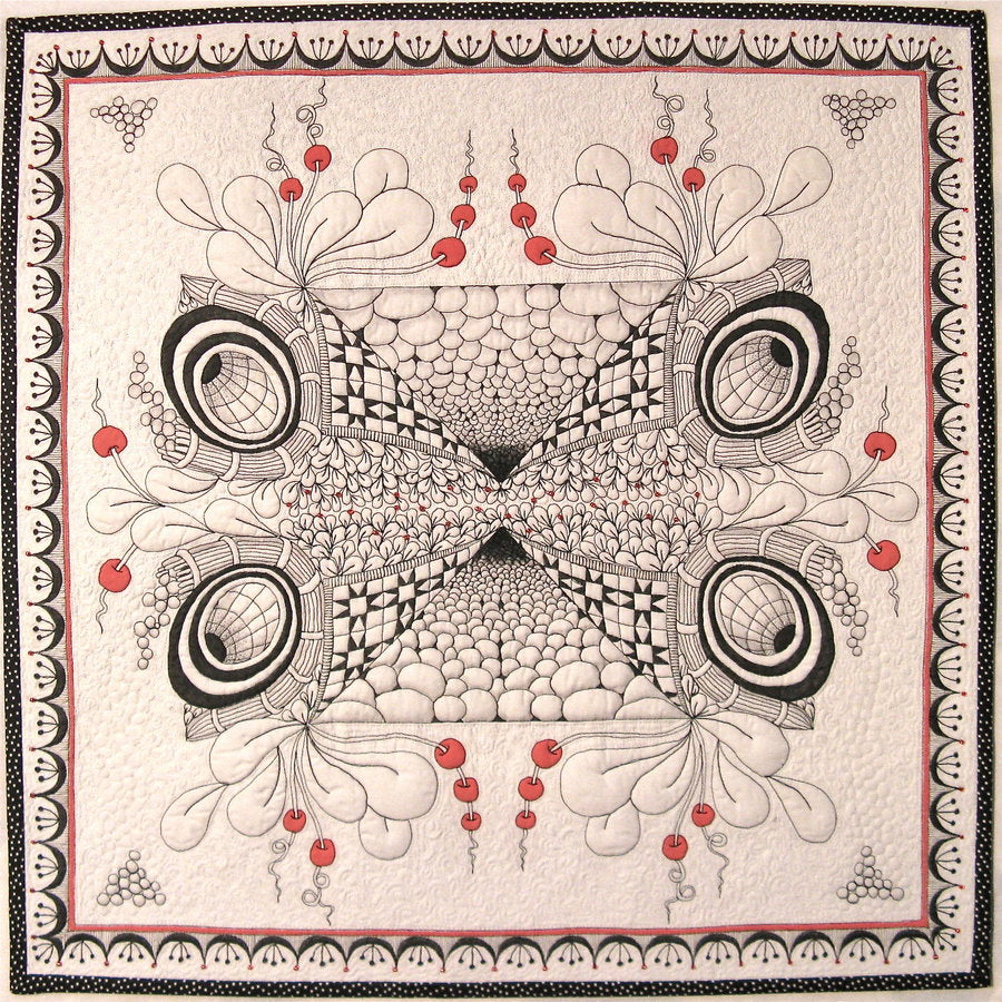 Mirrored Zentangle