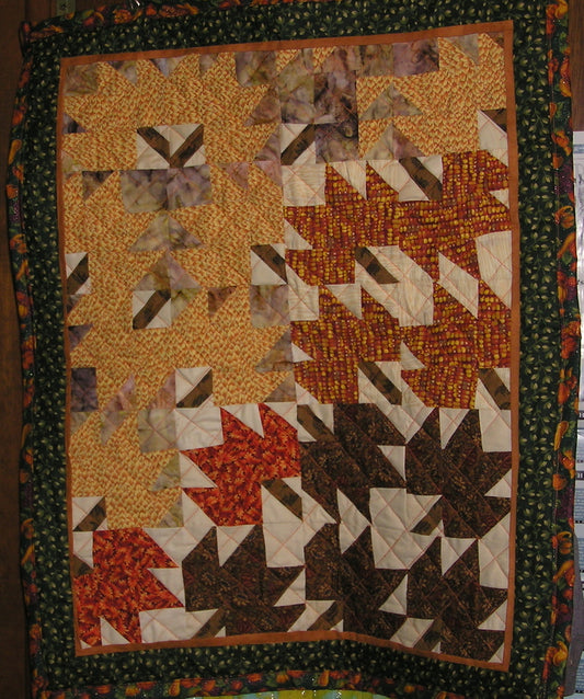 falling leaves before the storm