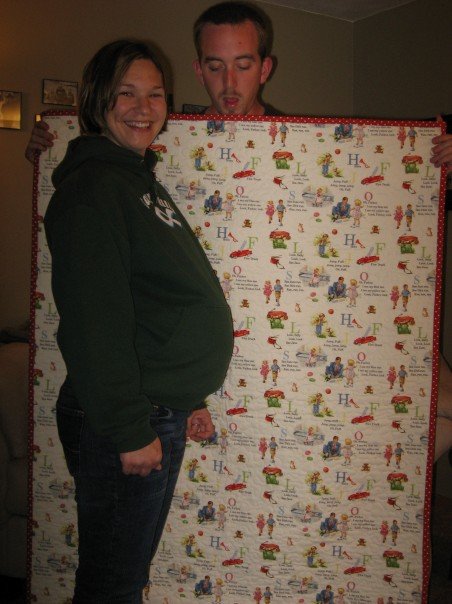 Dick Jane and Sally Baby Quilt