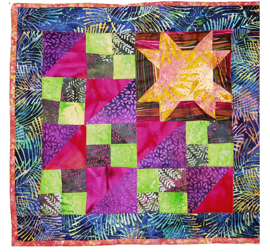 LI's first real quilt...