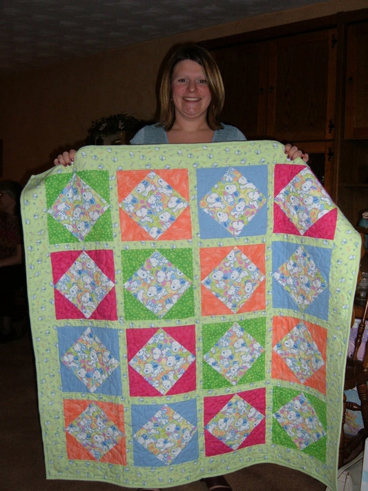 Sophia's Snoopy baby quilt