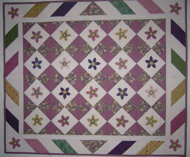 Floral Four Patch