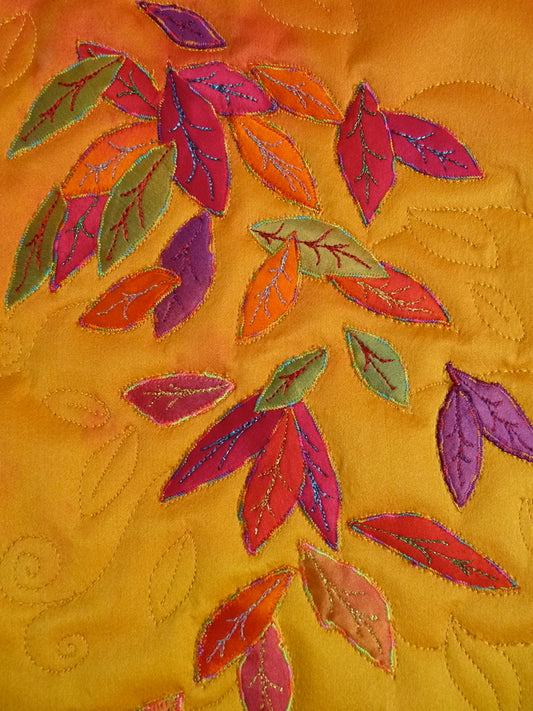 "Autumn leaves .... God's confetti" (detail)