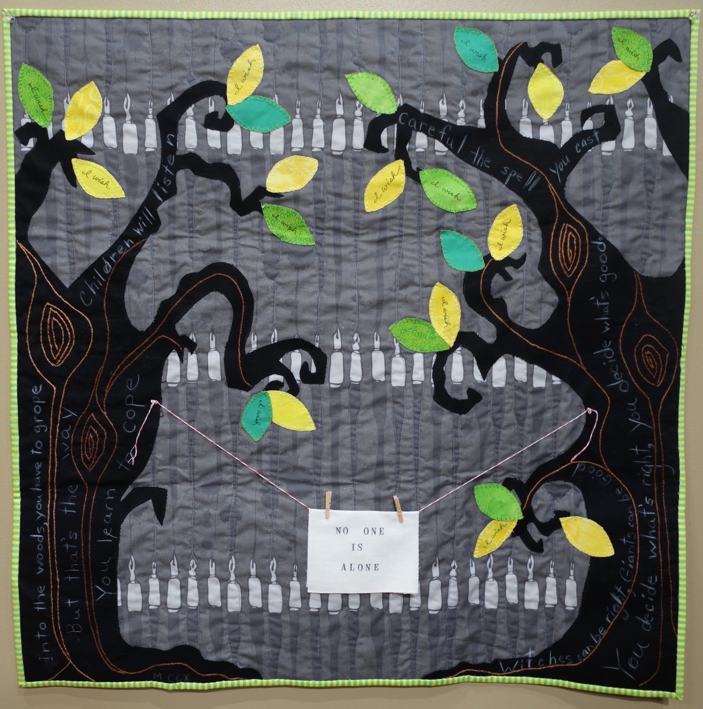 Into the Woods Challenge Quilt