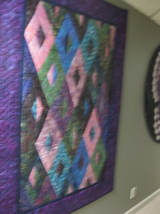 Purple diamonds
