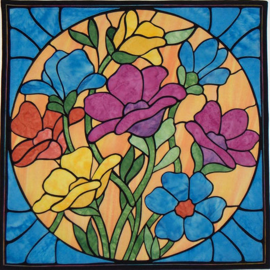 Stained Glass Flowers