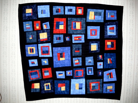 Red Yellow and Blue Squares