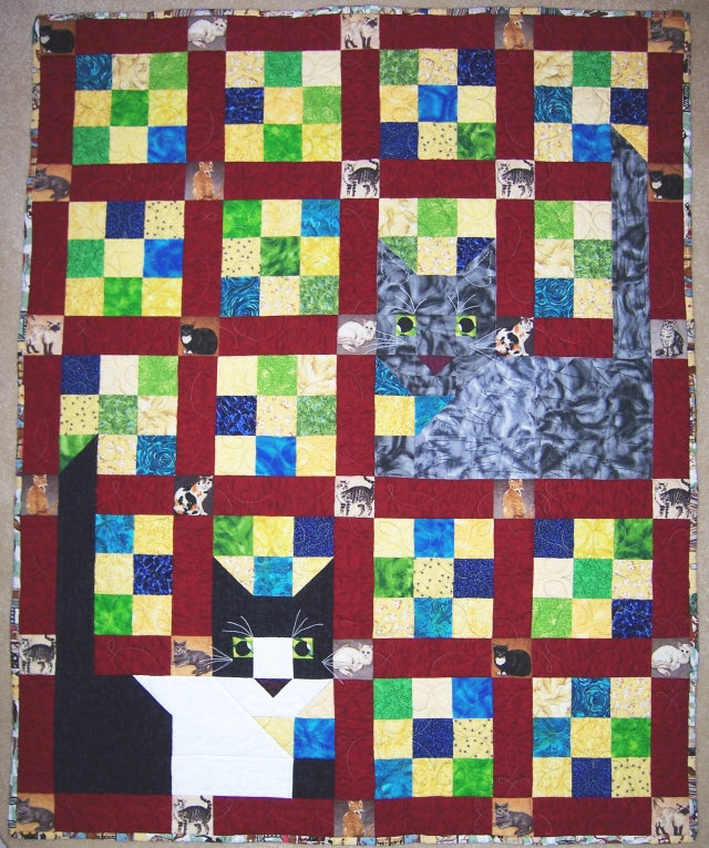 There are Cats on my Quilt
