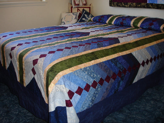 Blue bed