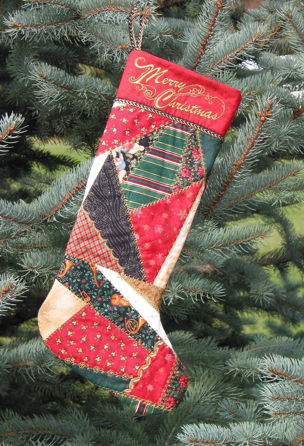 Crazy Quilted Stocking