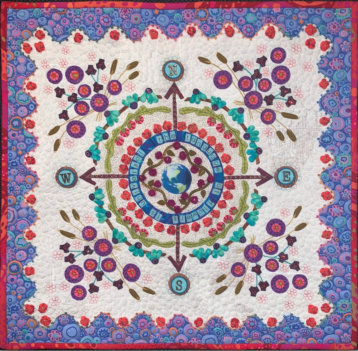 The Language of Flowers is Universal – The Quilt Show Gallery