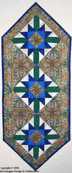 Star Block Table Runner