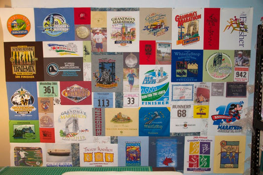 Dad's Marathon Quilt