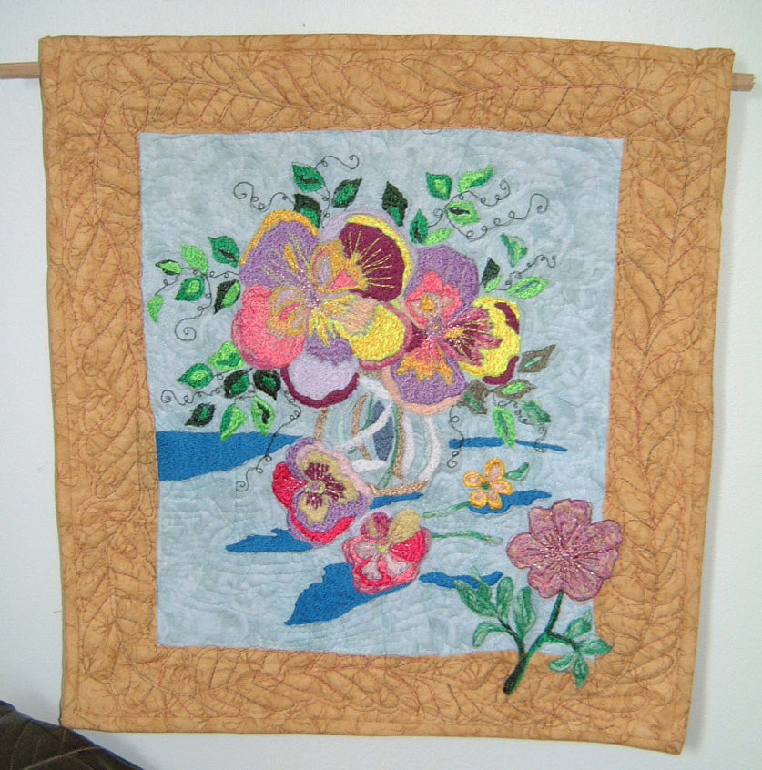 Threaded Painting Vase