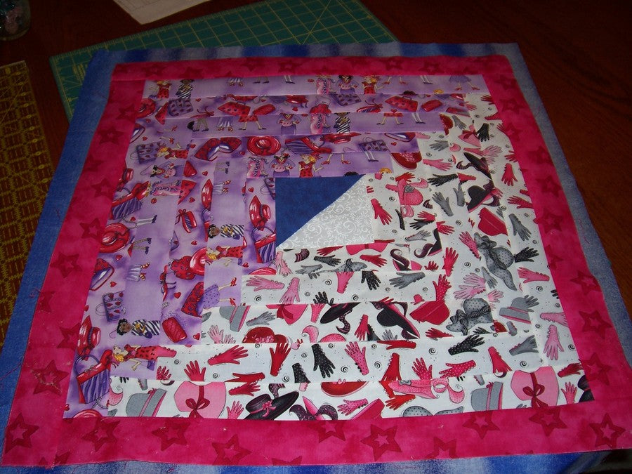 Red Hat Log Cabin Wall Hanging