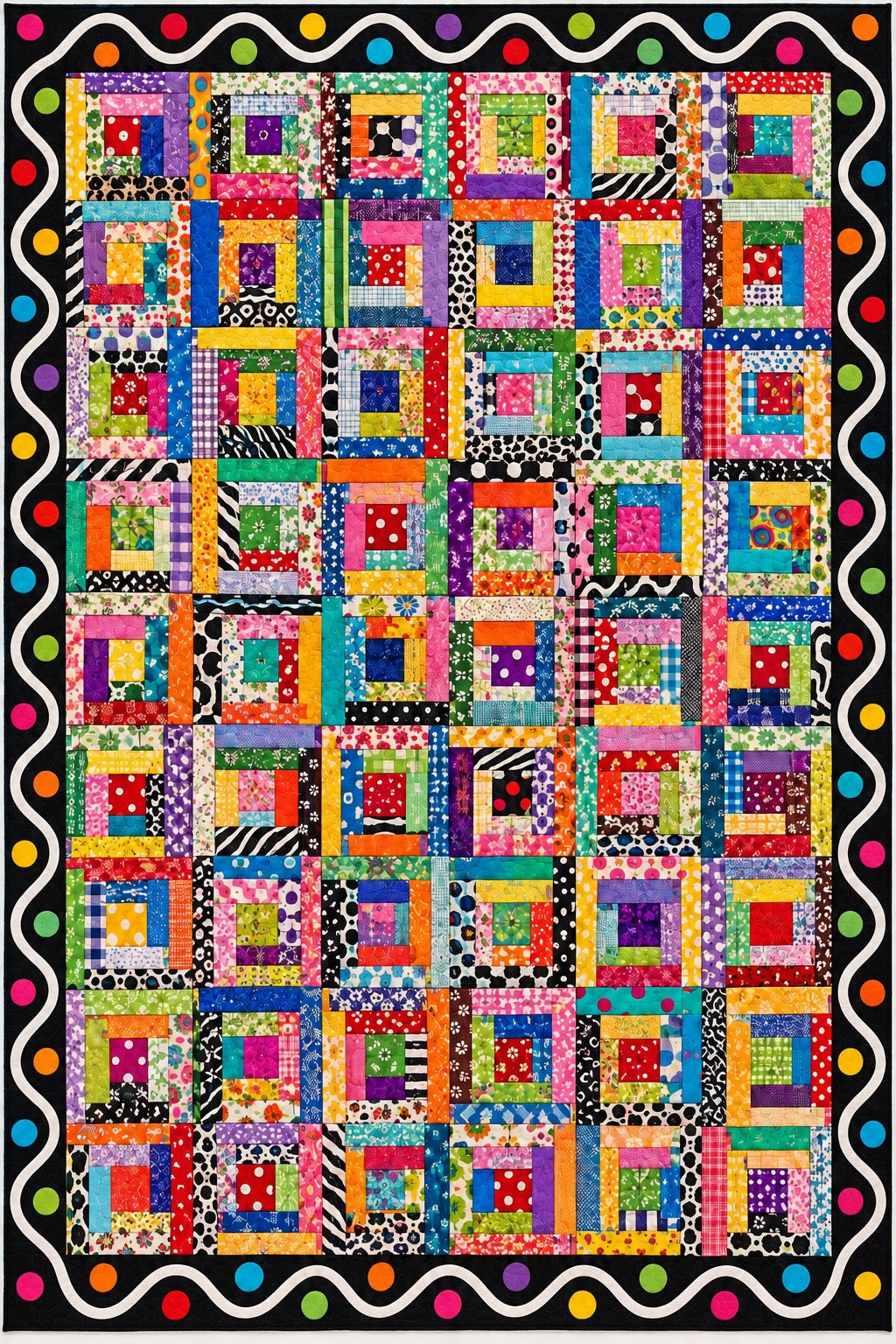 Broken Rules Scrap Quilt