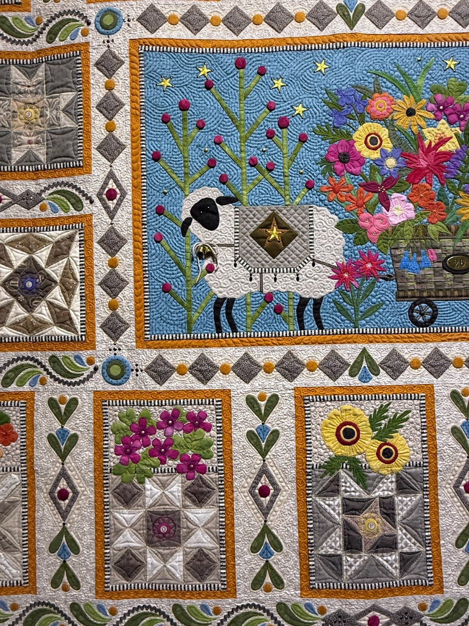 Blooming Blocks & One From the Flock