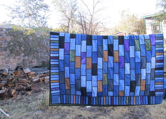 Color Block Jeans Quilt