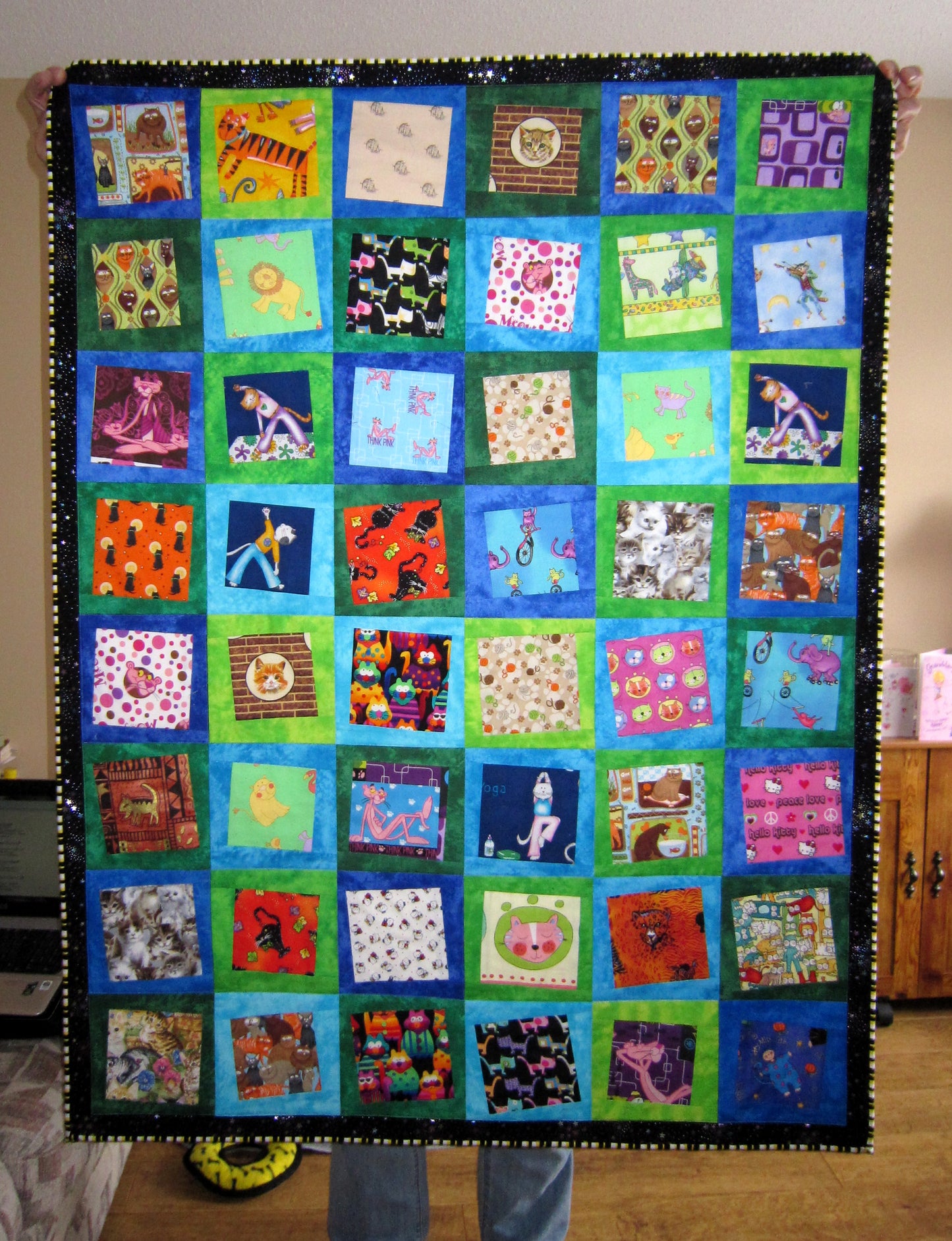Crazy Cats I Spy Quilt