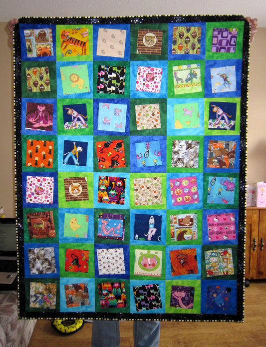 Crazy Cats I Spy Quilt