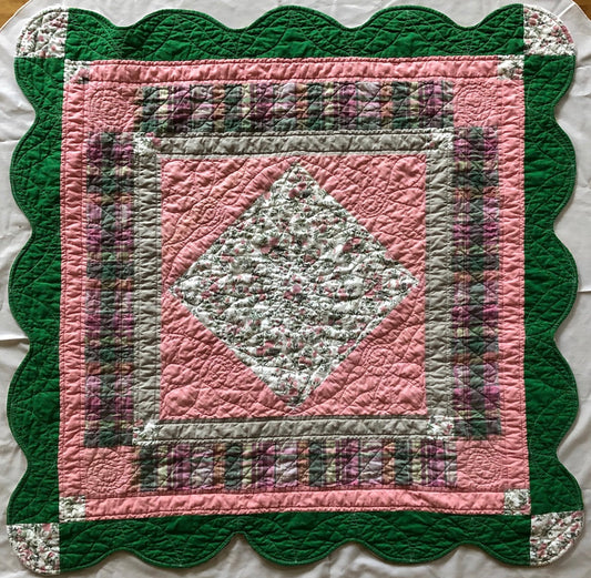 Diamond in a Square Baby Quilt