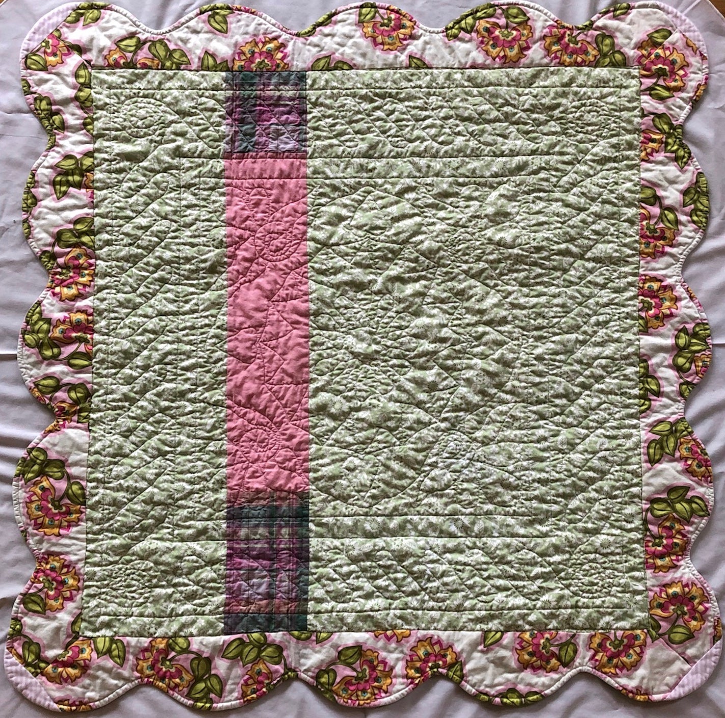 Diamond in a Square Baby Quilt