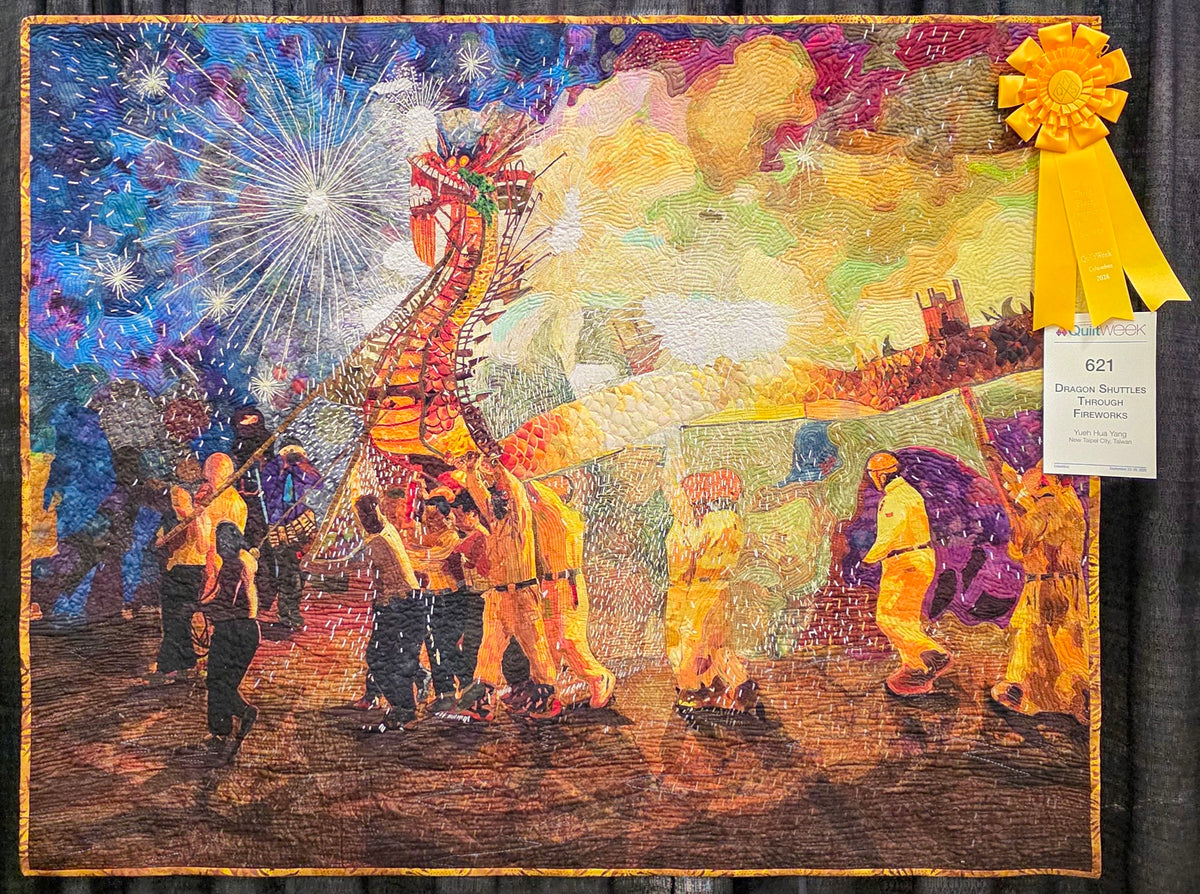 Dragon Shuttles Through Fireworks