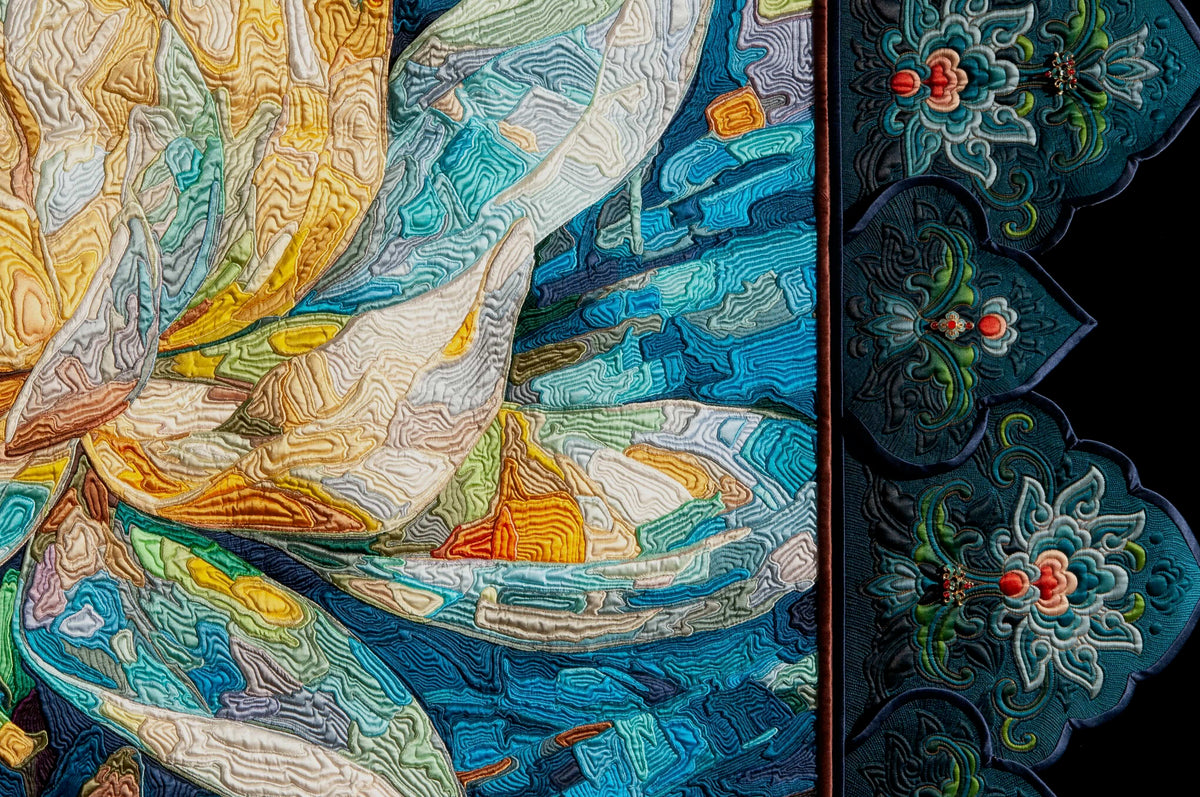 Fish Frolicking Among Lotuses