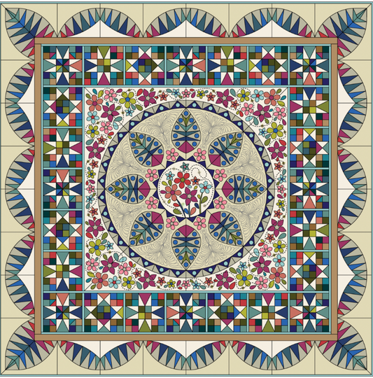 Block of the Month 2027 Flight of the Bumblebee - Mountain Meadows