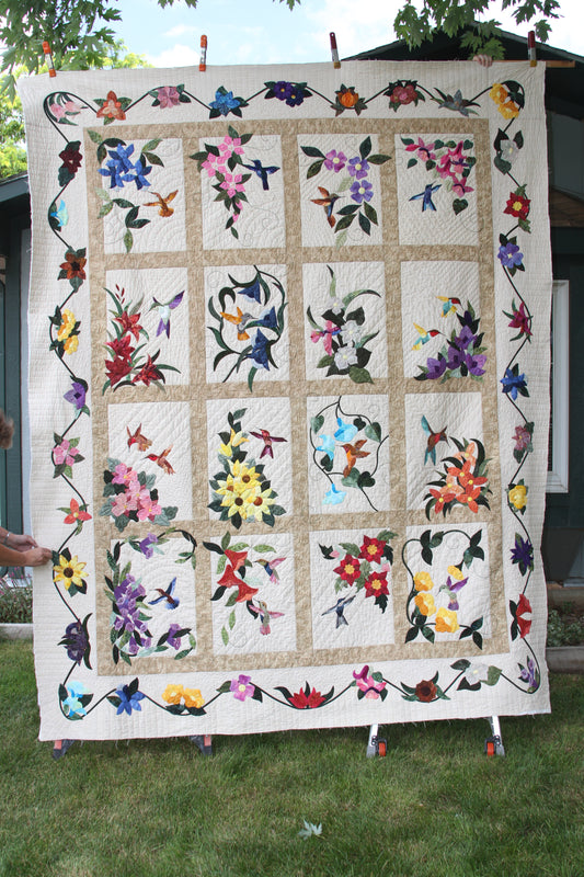 Hummingbirds and Flowers