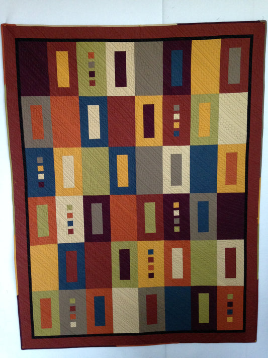 Lisa and Greg's wedding quilt