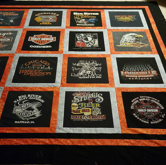 Paul's Harley T-Shirt Quilt