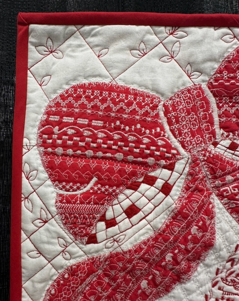 Pencil Quilt Red