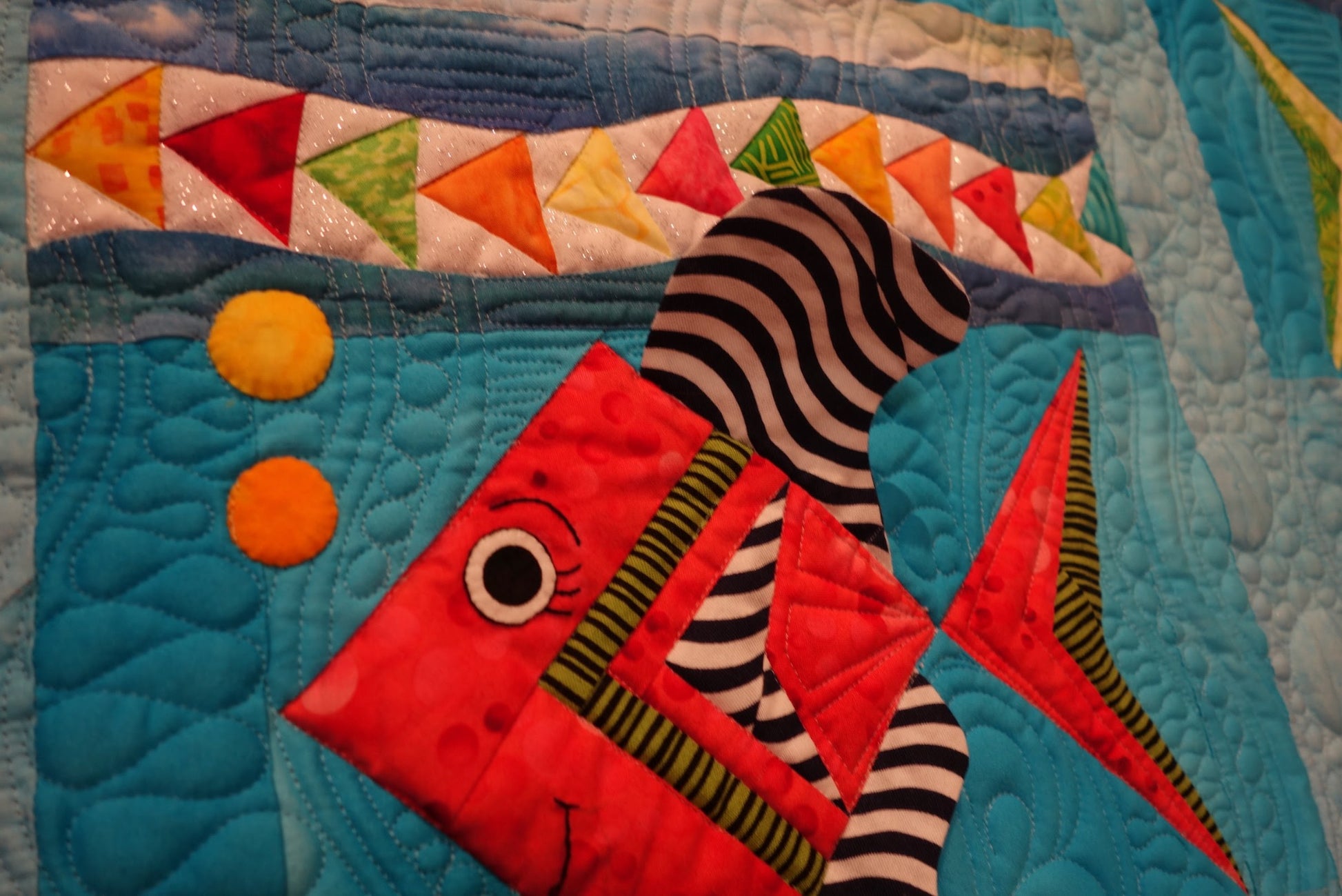 Something Fishy by Gail Garber - Detail 1 Angled View