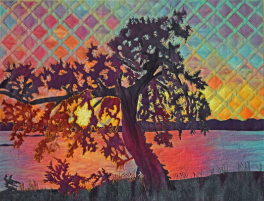 Tiled Trees Series - Skull Creek Sunset