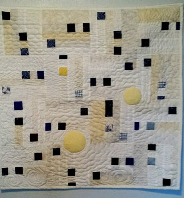 Tumbling Cubes: Blue and Yellow